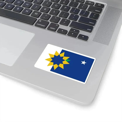 Flag of Topeka Kansas (United States) STICKER Vinyl Kiss-Cut Decal - The Sticker Space
