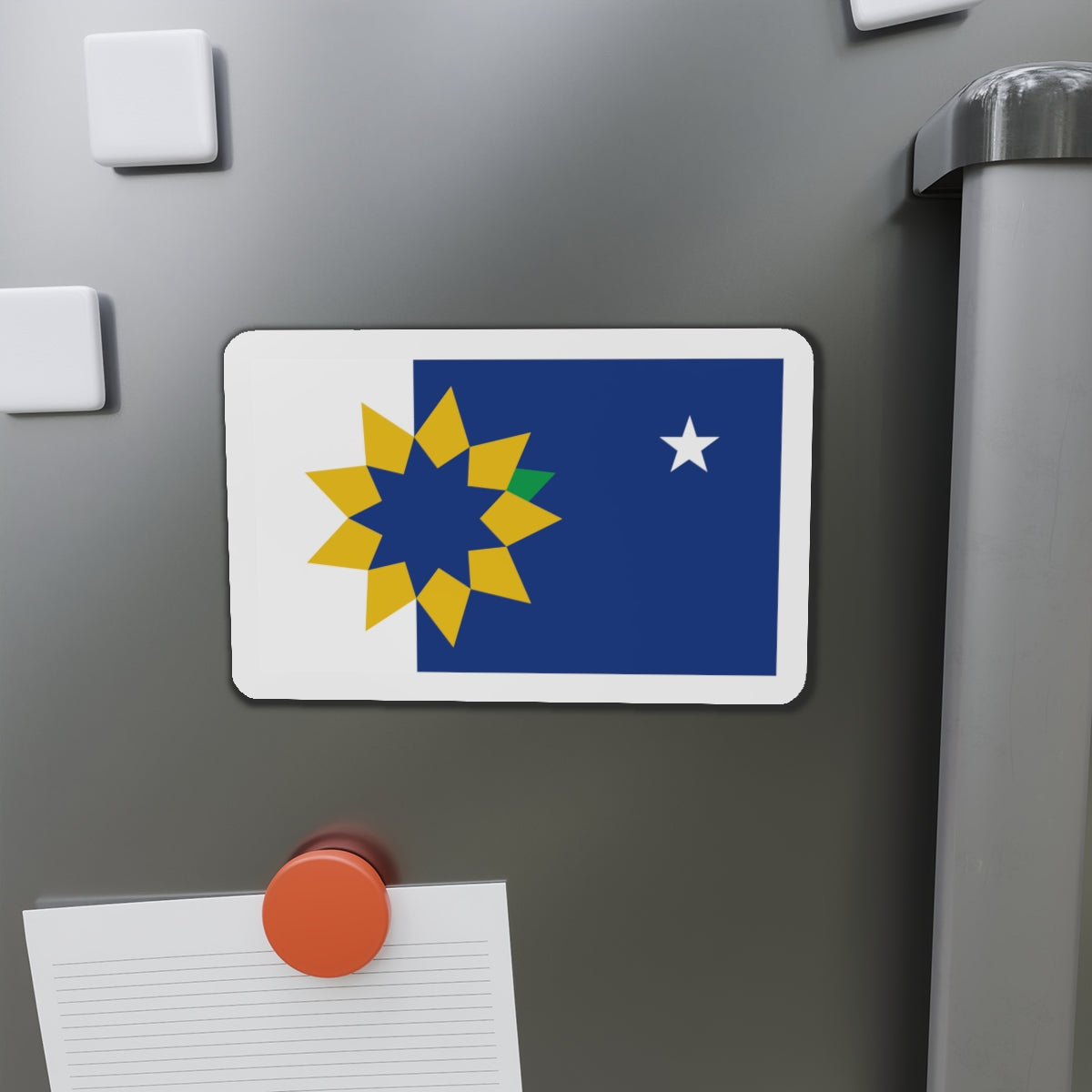 Flag of Topeka KS - Die-Cut Magnet-The Sticker Space