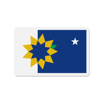 Flag of Topeka KS - Refrigerator Magnet - The Sticker Space