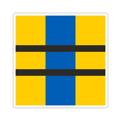 Flag of Toreboda (Sweden) STICKER Vinyl Kiss-Cut Decal 2 Inch White - The Sticker Space