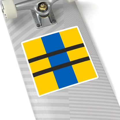 Flag of Toreboda (Sweden) STICKER Vinyl Kiss-Cut Decal - The Sticker Space