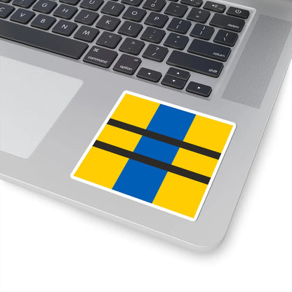 Flag of Toreboda (Sweden) STICKER Vinyl Kiss-Cut Decal - The Sticker Space
