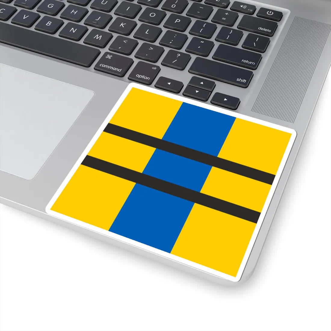 Flag of Toreboda (Sweden) STICKER Vinyl Kiss-Cut Decal - The Sticker Space