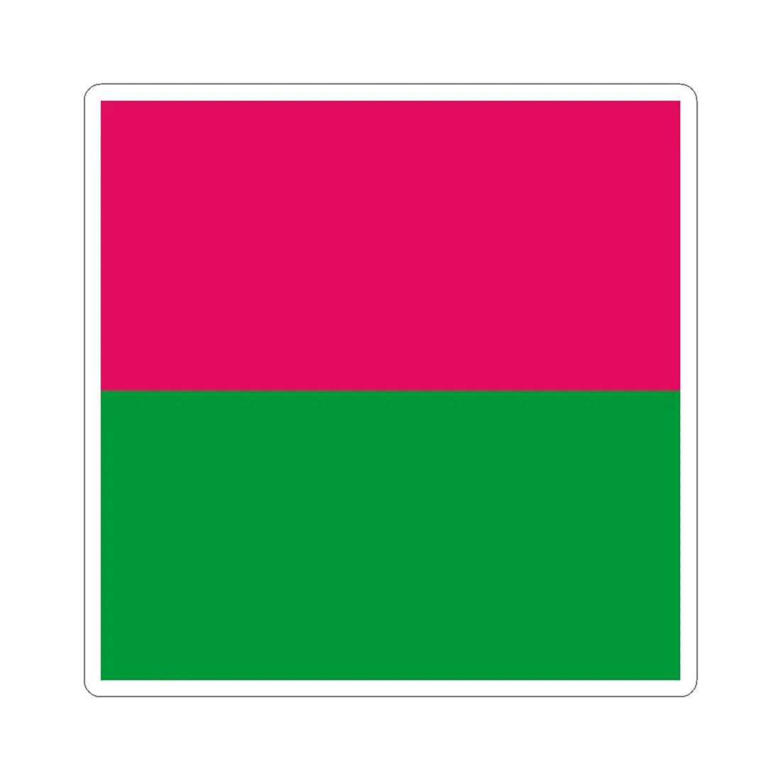 Flag of Torhovytsia (Ukraine) STICKER Vinyl Kiss-Cut Decal 2 Inch White - The Sticker Space