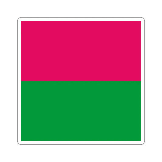 Flag of Torhovytsia (Ukraine) STICKER Vinyl Kiss-Cut Decal 2 Inch White - The Sticker Space