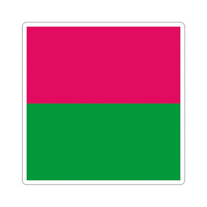 Flag of Torhovytsia (Ukraine) STICKER Vinyl Kiss-Cut Decal 4 Inch White - The Sticker Space