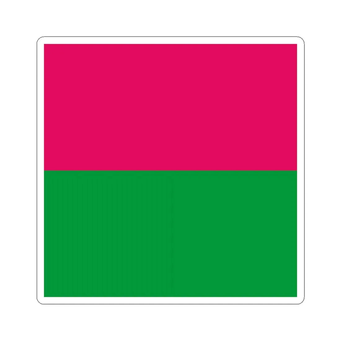 Flag of Torhovytsia (Ukraine) STICKER Vinyl Kiss-Cut Decal 6 Inch White - The Sticker Space