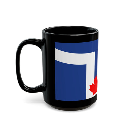 Flag of Toronto Canada - Black Coffee Mug-The Sticker Space