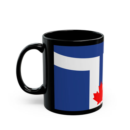 Flag of Toronto Canada - Black Coffee Mug-The Sticker Space