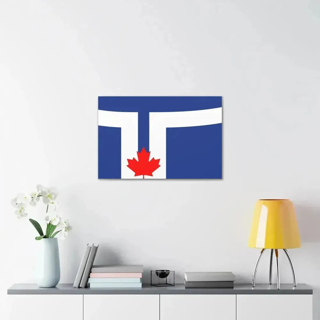 Flag of Toronto Canada - Canvas Wall Art - The Sticker Space