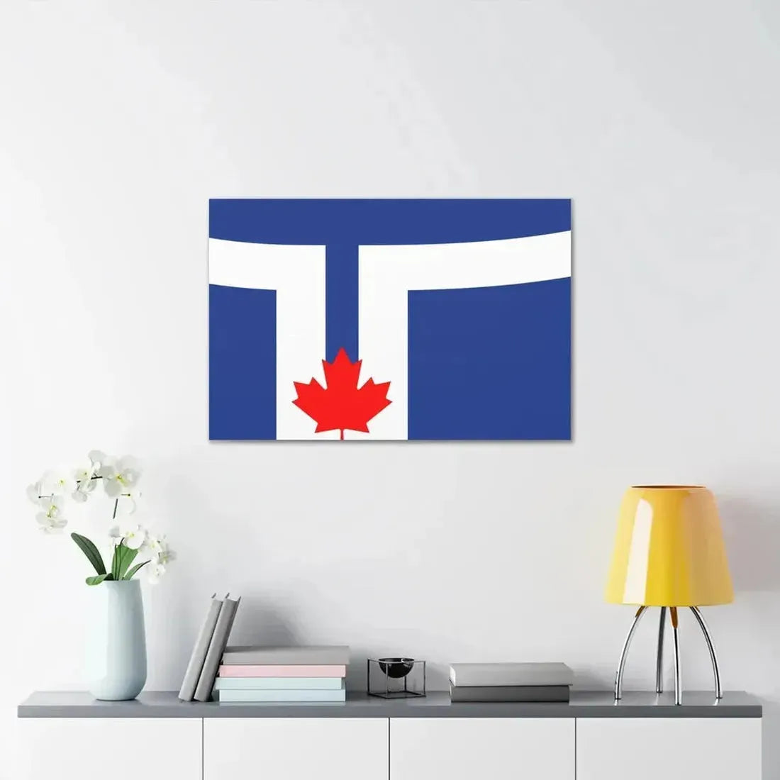 Flag of Toronto Canada - Canvas Wall Art - The Sticker Space