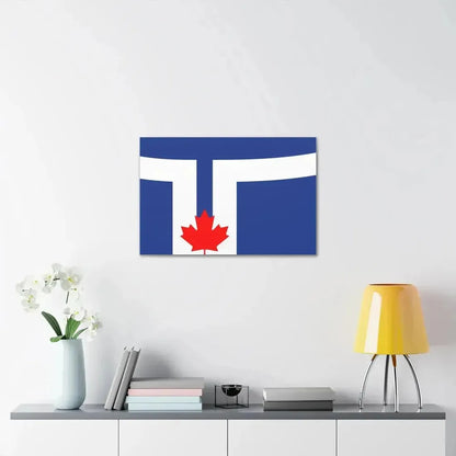 Flag of Toronto Canada - Canvas Wall Art - The Sticker Space