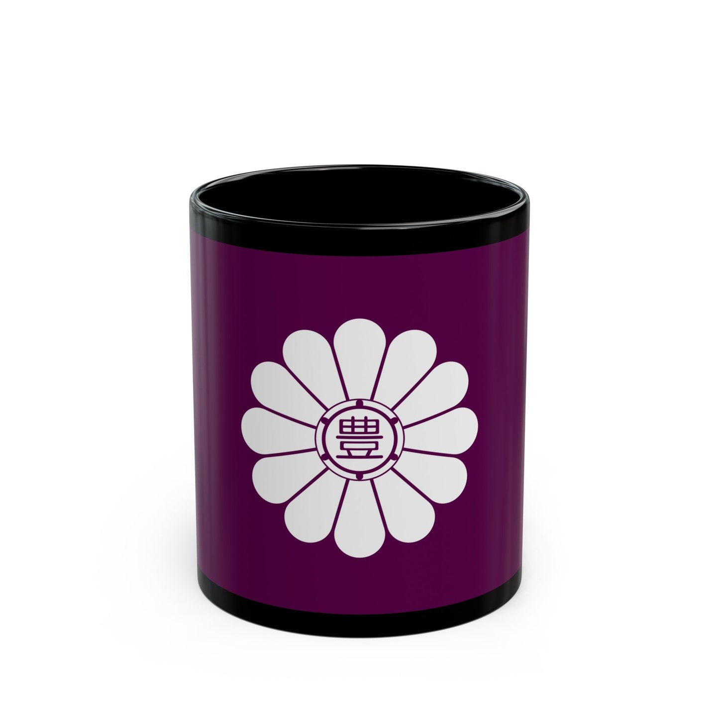 Flag of Toshima Tokyo Japan - Black Coffee Mug-11oz-The Sticker Space