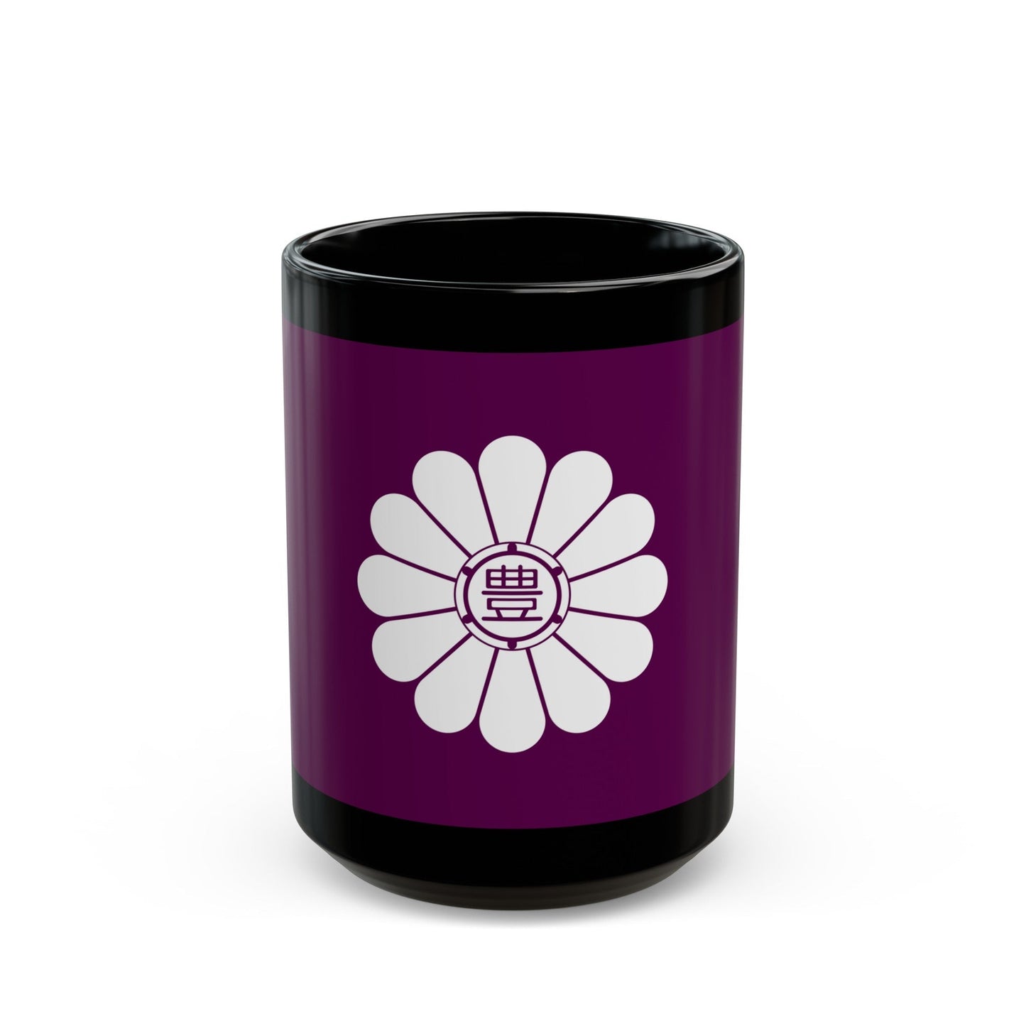 Flag of Toshima Tokyo Japan - Black Coffee Mug-15oz-The Sticker Space