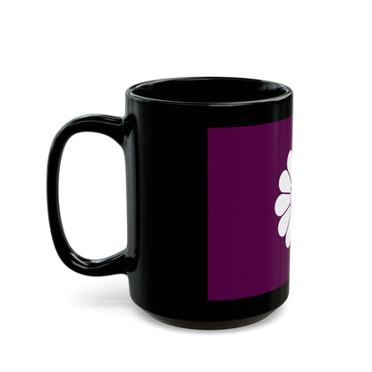 Flag of Toshima Tokyo Japan - Black Coffee Mug-The Sticker Space