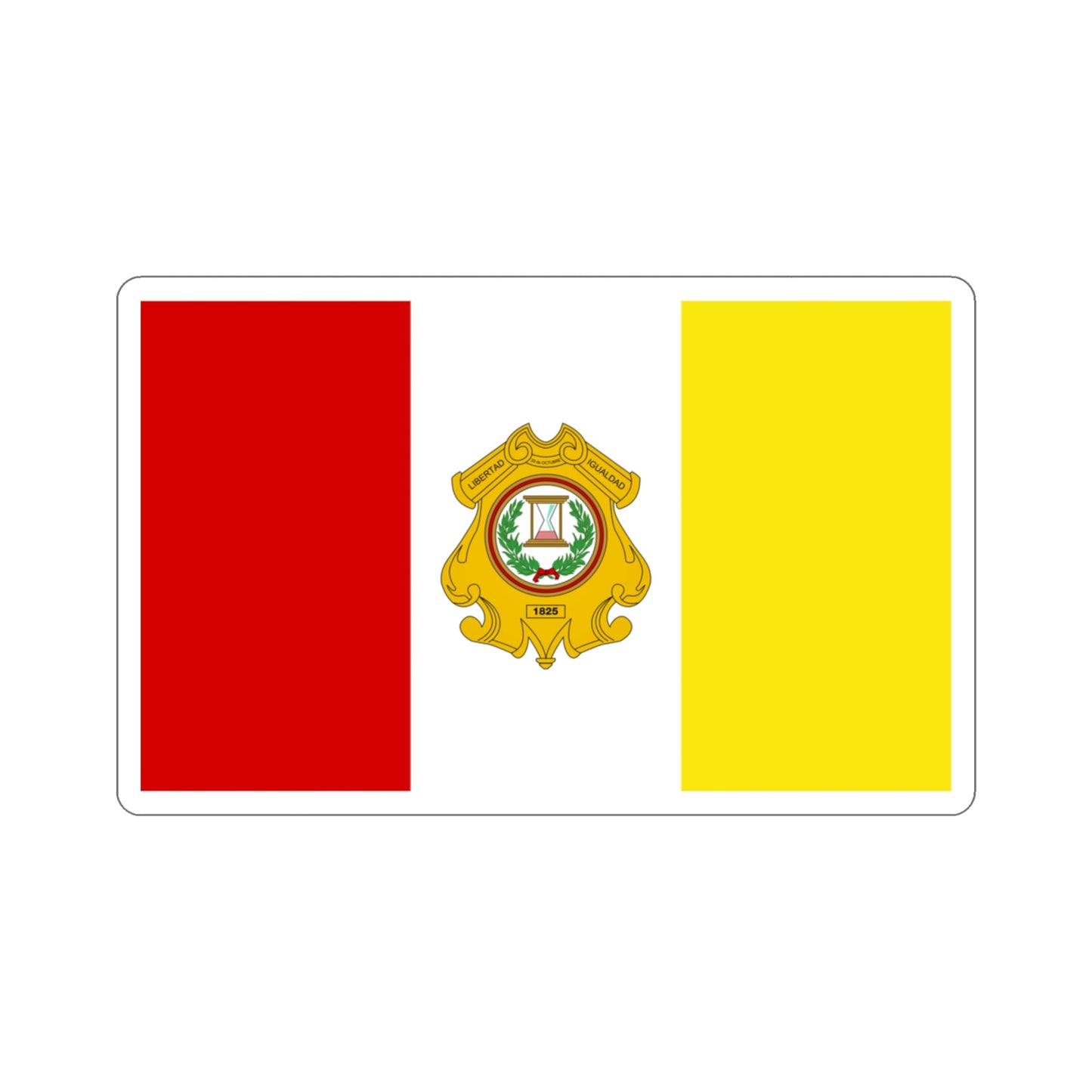 Flag of Totonicapán Guatemala STICKER Vinyl Die-Cut Decal-3 Inch-The Sticker Space