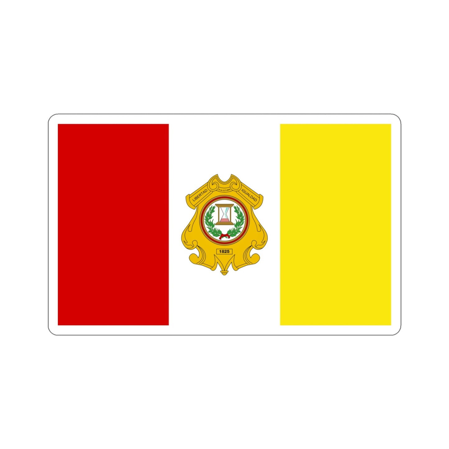 Flag of Totonicapán Guatemala STICKER Vinyl Die-Cut Decal-4 Inch-The Sticker Space