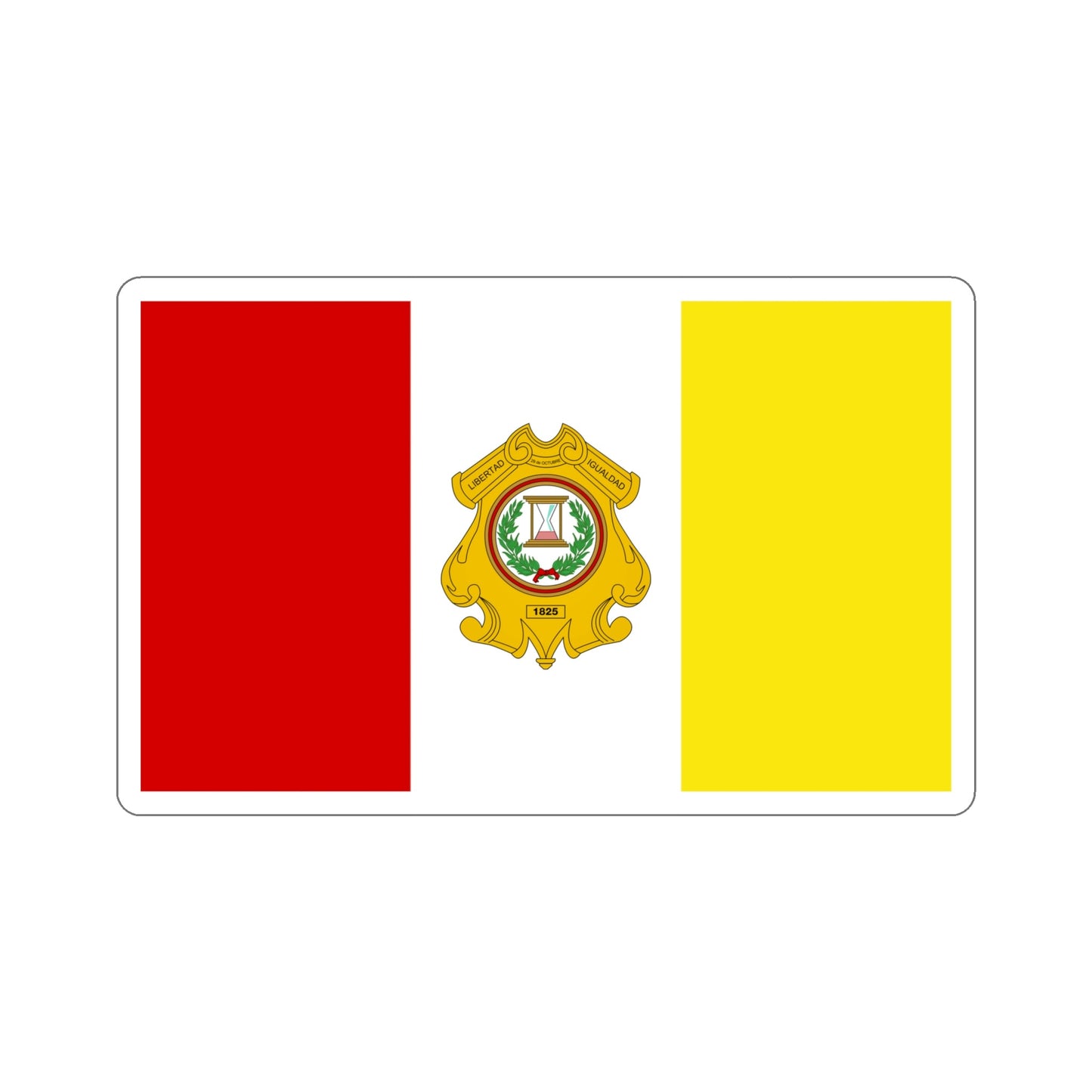 Flag of Totonicapán Guatemala STICKER Vinyl Die-Cut Decal-5 Inch-The Sticker Space