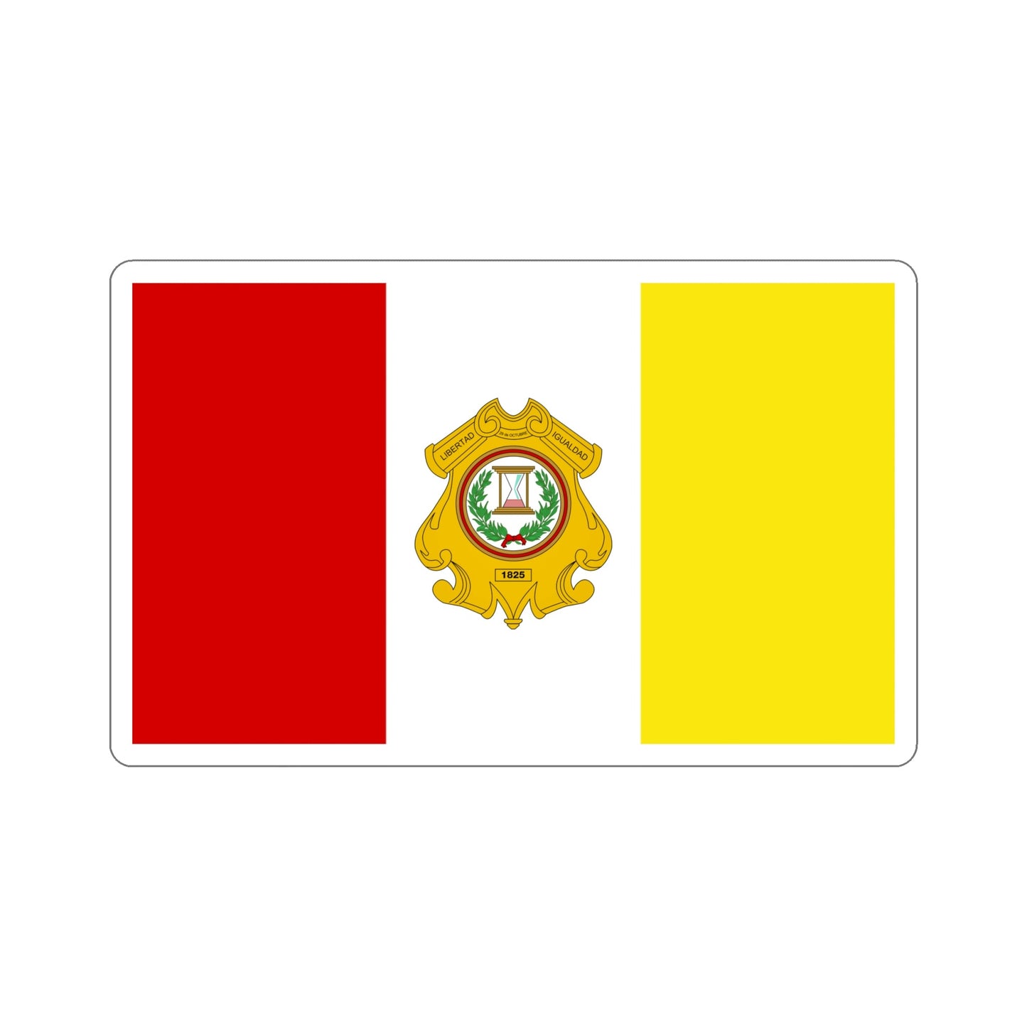 Flag of Totonicapán Guatemala STICKER Vinyl Die-Cut Decal-6 Inch-The Sticker Space