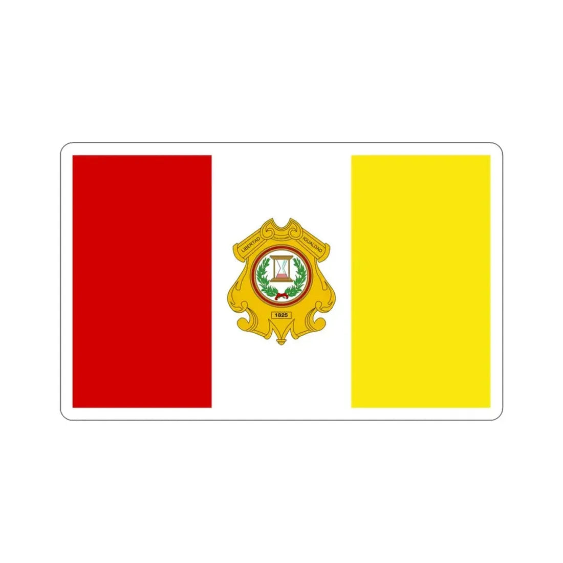 Flag of Totonicapán Guatemala STICKER Vinyl Die-Cut Decal 3 Inch - The Sticker Space
