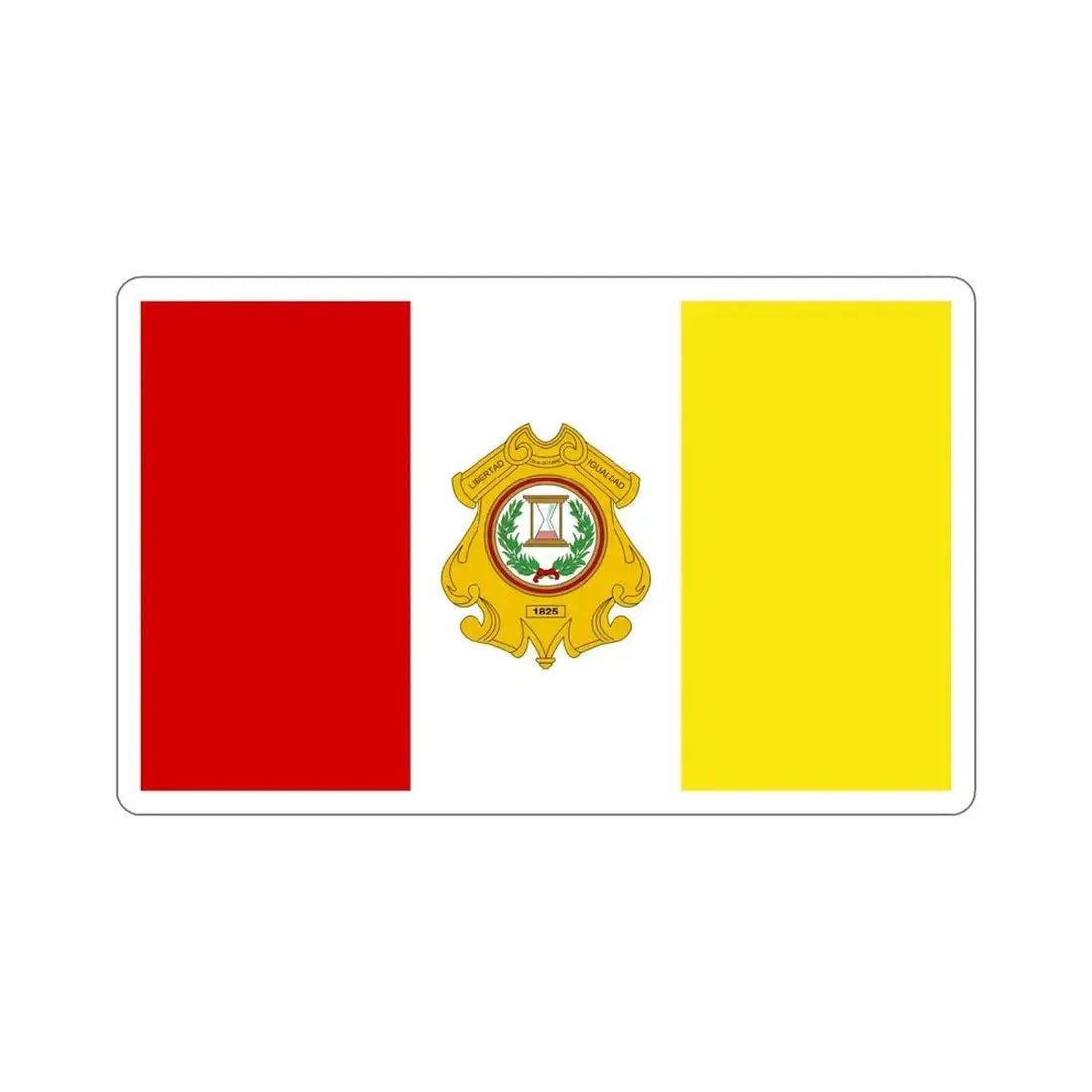 Flag of Totonicapán Guatemala STICKER Vinyl Die-Cut Decal 6 Inch - The Sticker Space