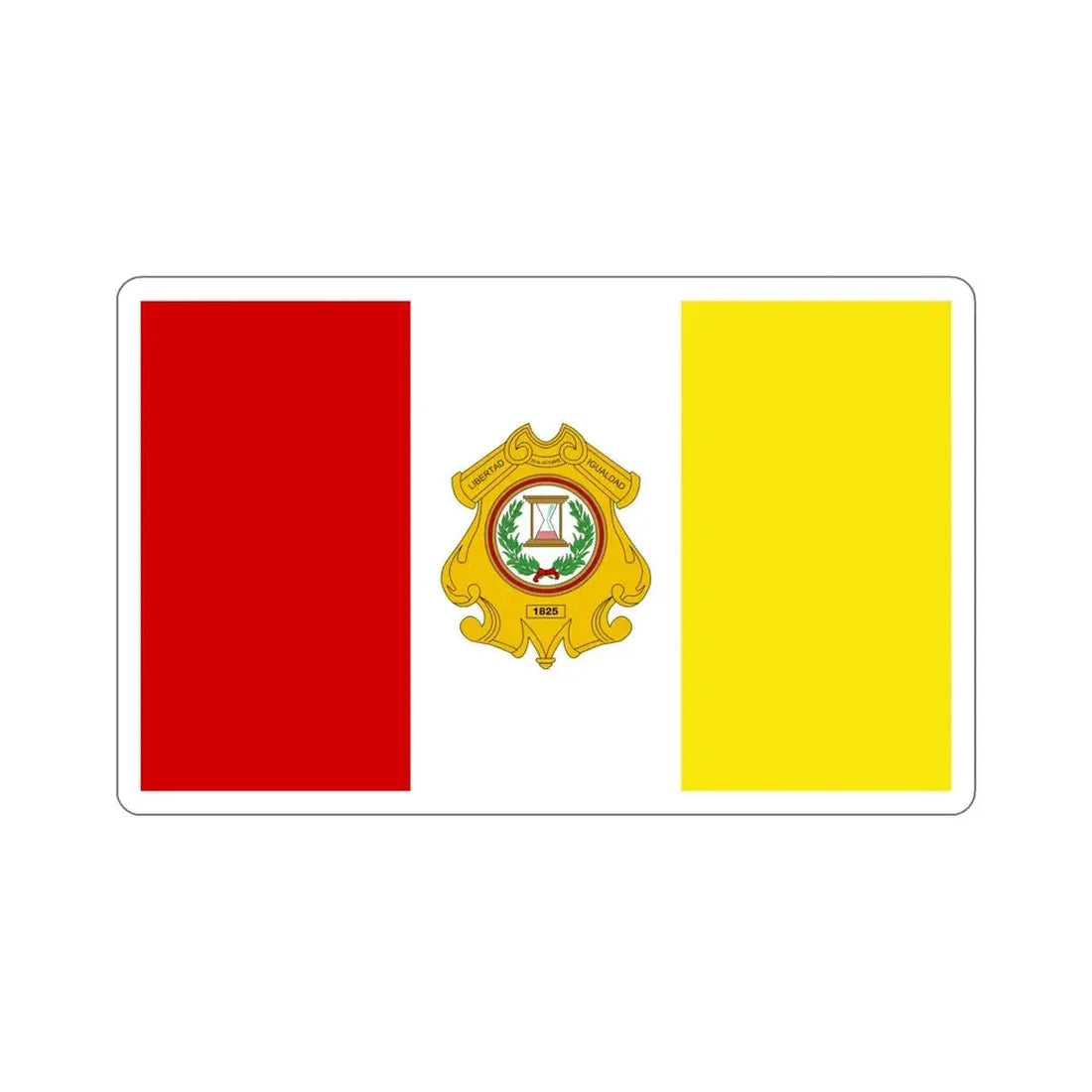 Flag of Totonicapán Guatemala STICKER Vinyl Die-Cut Decal 6 Inch - The Sticker Space