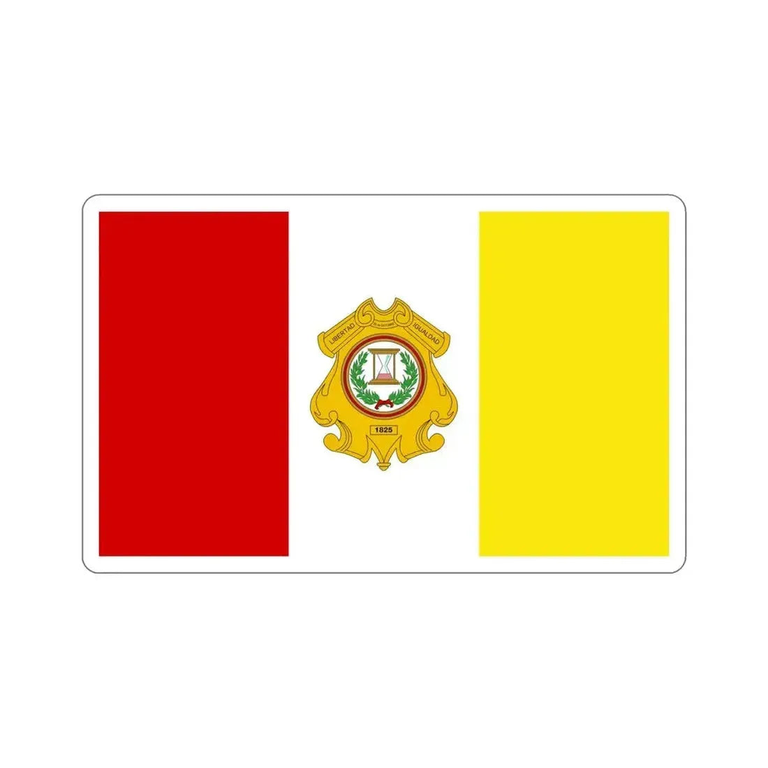 Flag of Totonicapán Guatemala STICKER Vinyl Die-Cut Decal - The Sticker Space