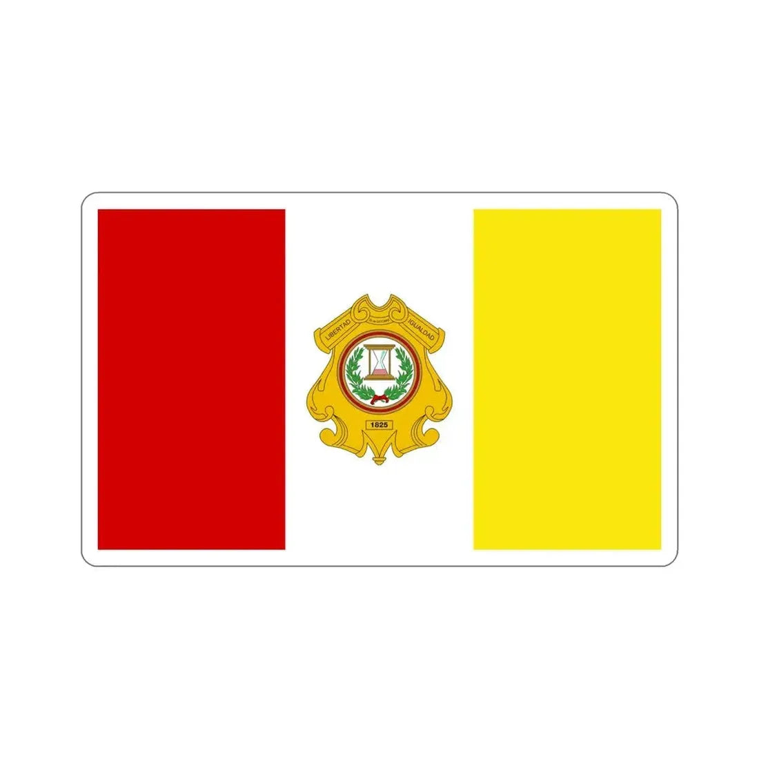 Flag of Totonicapán Guatemala STICKER Vinyl Die-Cut Decal - The Sticker Space