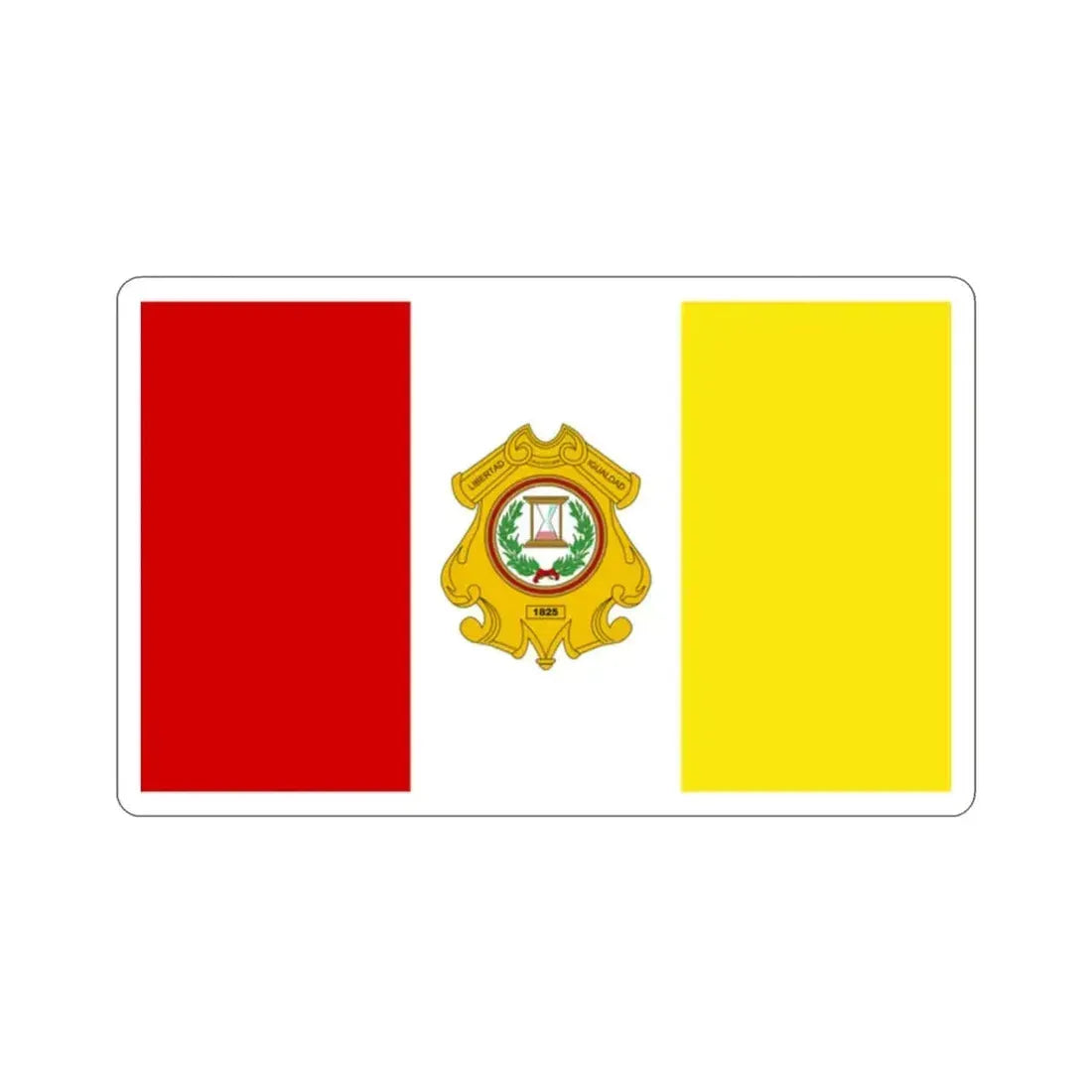 Flag of Totonicapán Guatemala STICKER Vinyl Die-Cut Decal - The Sticker Space