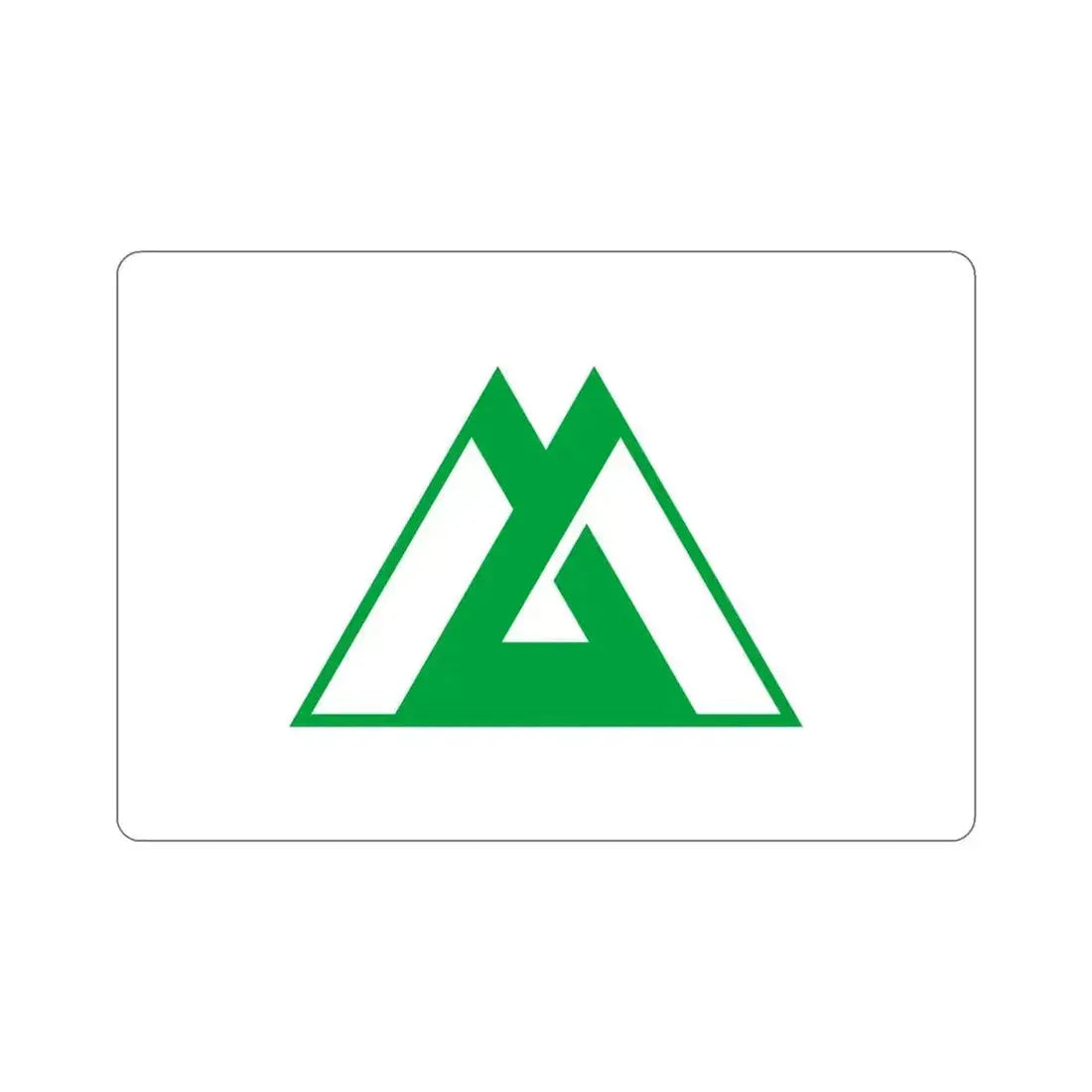 Flag of Toyama Prefecture Japan STICKER Vinyl Die-Cut Decal 4 Inch - The Sticker Space