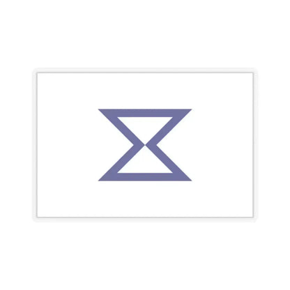 Flag of Toyohashi Aichi Japan - STICKER Vinyl Kiss-Cut Decal 2 Inch Transparent - The Sticker Space