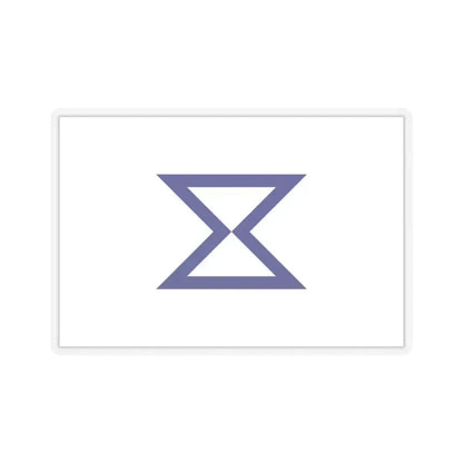 Flag of Toyohashi Aichi Japan - STICKER Vinyl Kiss-Cut Decal 3 Inch Transparent - The Sticker Space