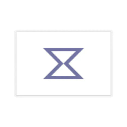 Flag of Toyohashi Aichi Japan - STICKER Vinyl Kiss-Cut Decal 4 Inch Transparent - The Sticker Space