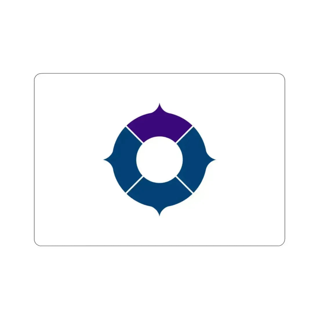 Flag of Toyonaka Osaka Japan STICKER Vinyl Die-Cut Decal 2 Inch - The Sticker Space