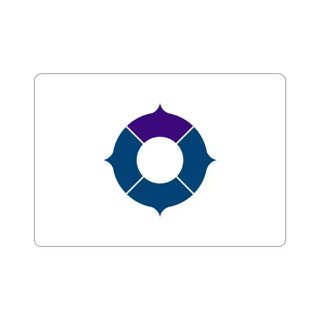 Flag of Toyonaka Osaka Japan STICKER Vinyl Die-Cut Decal 3 Inch - The Sticker Space