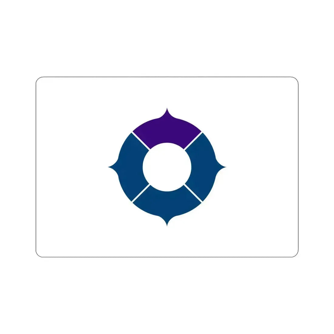 Flag of Toyonaka Osaka Japan STICKER Vinyl Die-Cut Decal 5 Inch - The Sticker Space