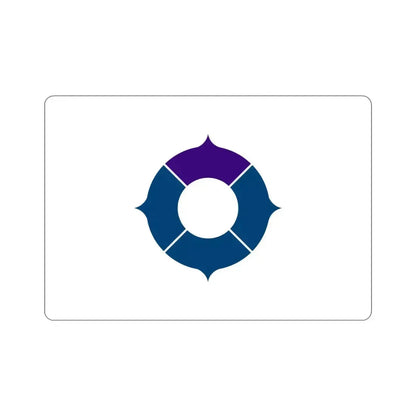 Flag of Toyonaka Osaka Japan STICKER Vinyl Die-Cut Decal 5 Inch - The Sticker Space