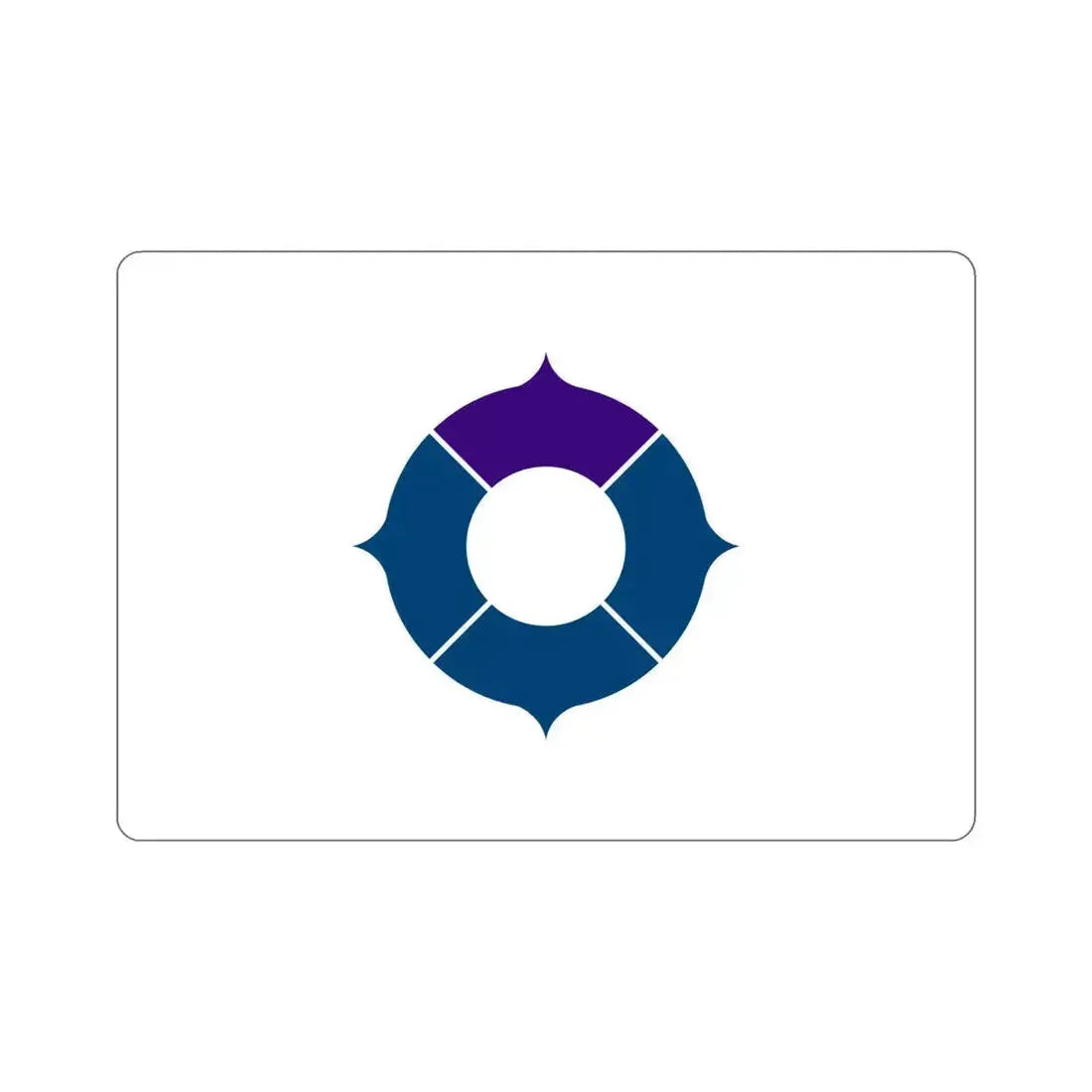 Flag of Toyonaka Osaka Japan STICKER Vinyl Die-Cut Decal 6 Inch - The Sticker Space