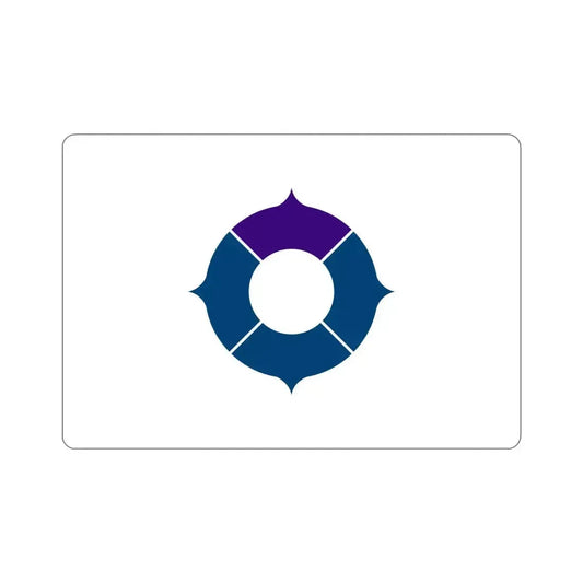 Flag of Toyonaka Osaka Japan STICKER Vinyl Die-Cut Decal 6 Inch - The Sticker Space