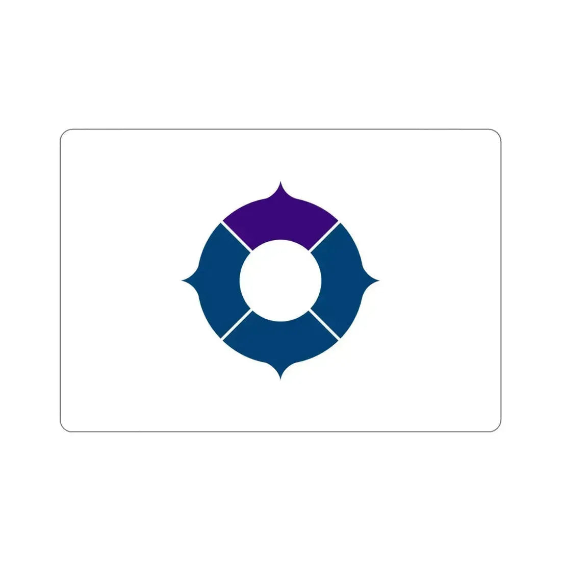 Flag of Toyonaka Osaka Japan STICKER Vinyl Die-Cut Decal - The Sticker Space