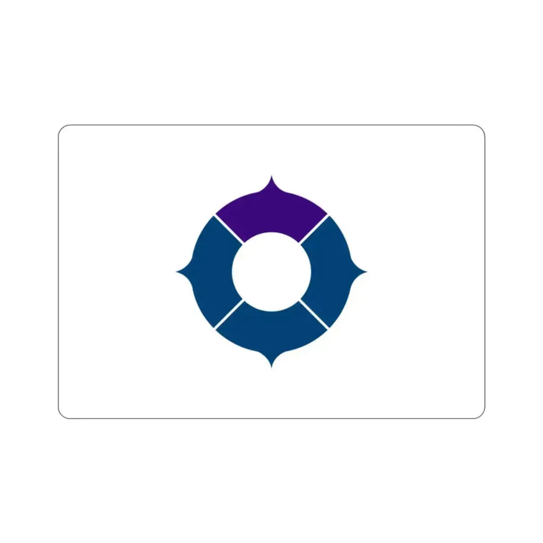 Flag of Toyonaka Osaka Japan STICKER Vinyl Die-Cut Decal - The Sticker Space