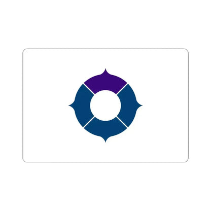 Flag of Toyonaka Osaka Japan - STICKER Vinyl Kiss-Cut Decal 6 Inch White - The Sticker Space