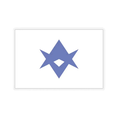 Flag of Toyota Aichi Japan - STICKER Vinyl Kiss-Cut Decal 2 Inch Transparent - The Sticker Space