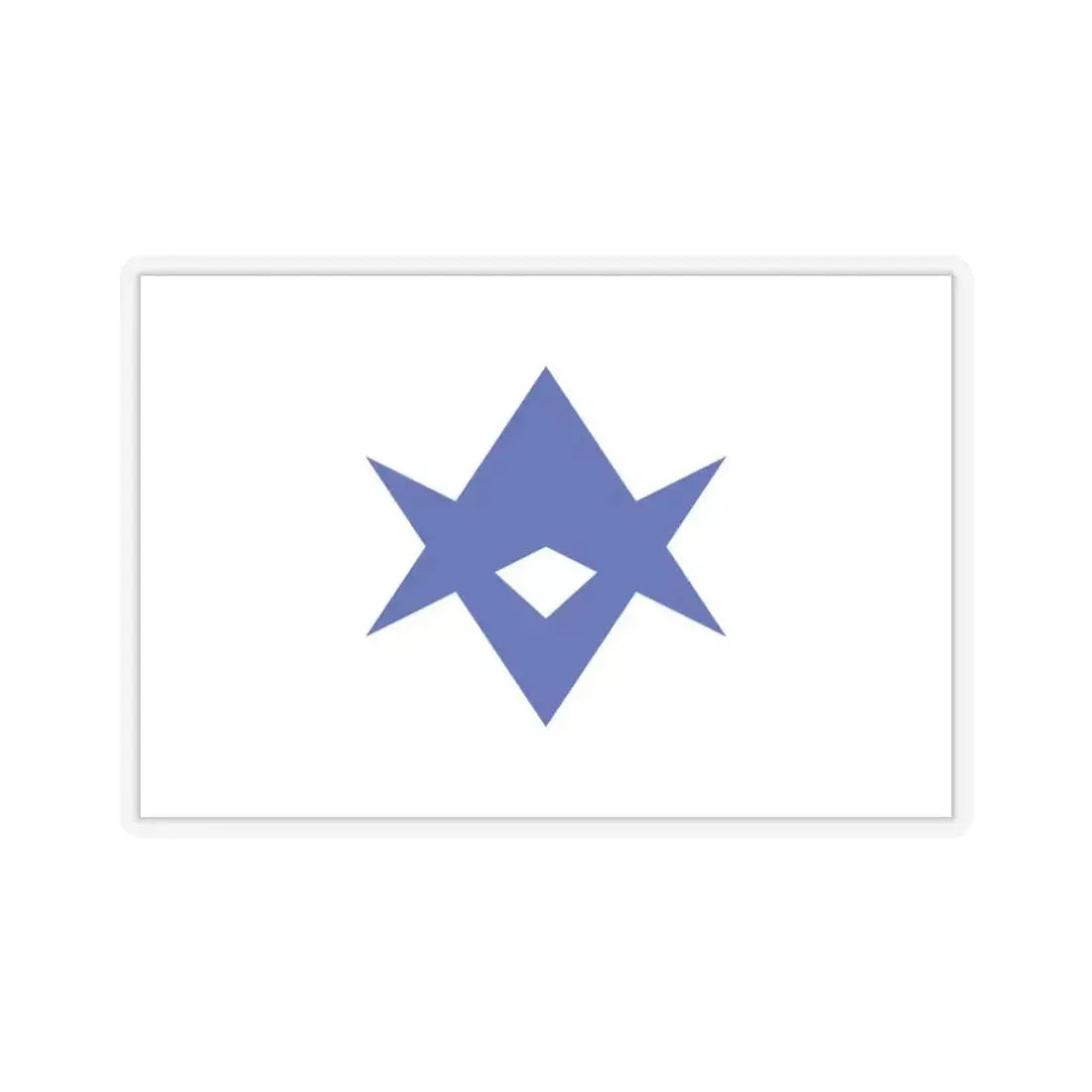 Flag of Toyota Aichi Japan - STICKER Vinyl Kiss-Cut Decal 3 Inch Transparent - The Sticker Space