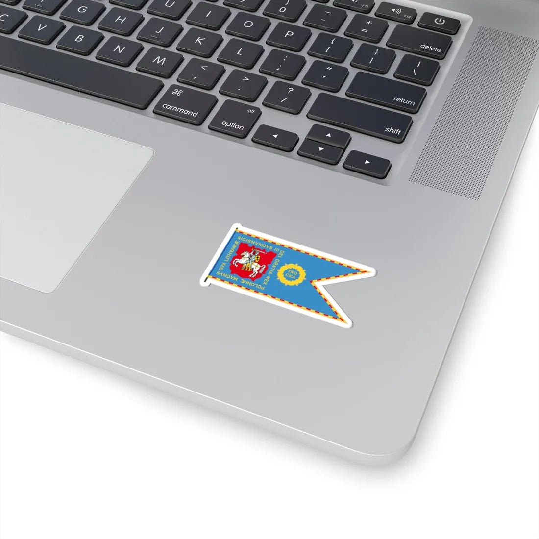 Flag of Trakai Voivodeship 1569-1795-1 (Belarus) (Coat of Arms) STICKER Vinyl Kiss-Cut Decal - The Sticker Space