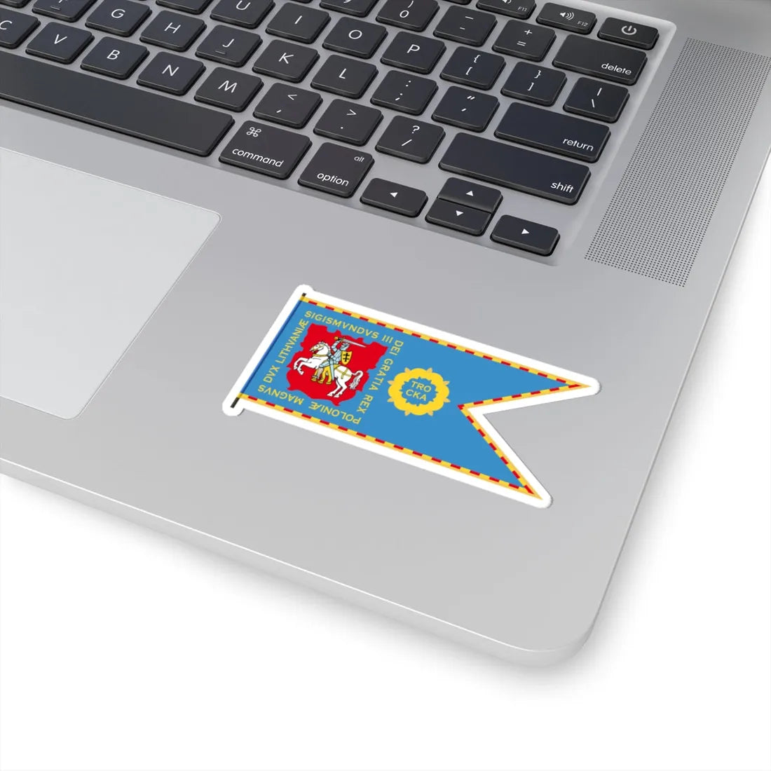 Flag of Trakai Voivodeship 1569-1795-1 (Belarus) (Coat of Arms) STICKER Vinyl Kiss-Cut Decal - The Sticker Space