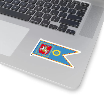 Flag of Trakai Voivodeship 1569-1795-1 (Belarus) (Coat of Arms) STICKER Vinyl Kiss-Cut Decal - The Sticker Space
