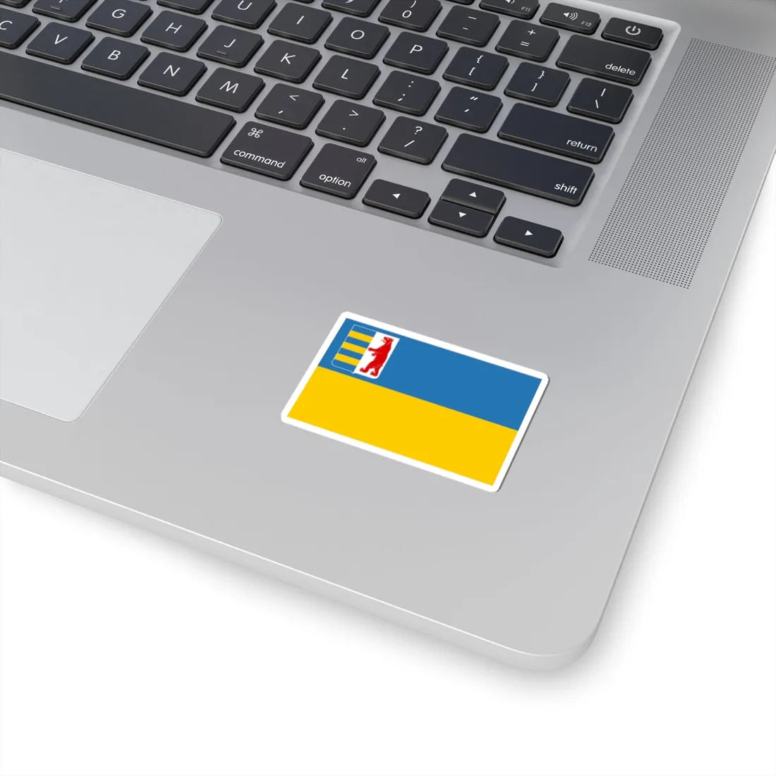 Flag of Transcarpathian Oblast (Ukraine) STICKER Vinyl Kiss-Cut Decal - The Sticker Space