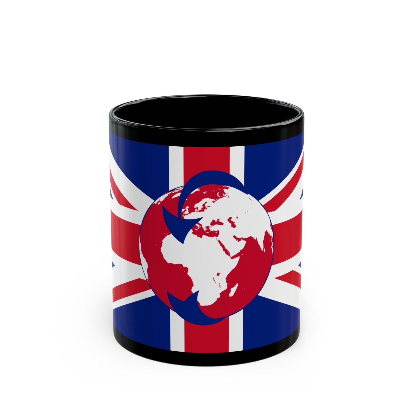 Flag of Transglobe Expedition - Black Coffee Mug-11oz-The Sticker Space