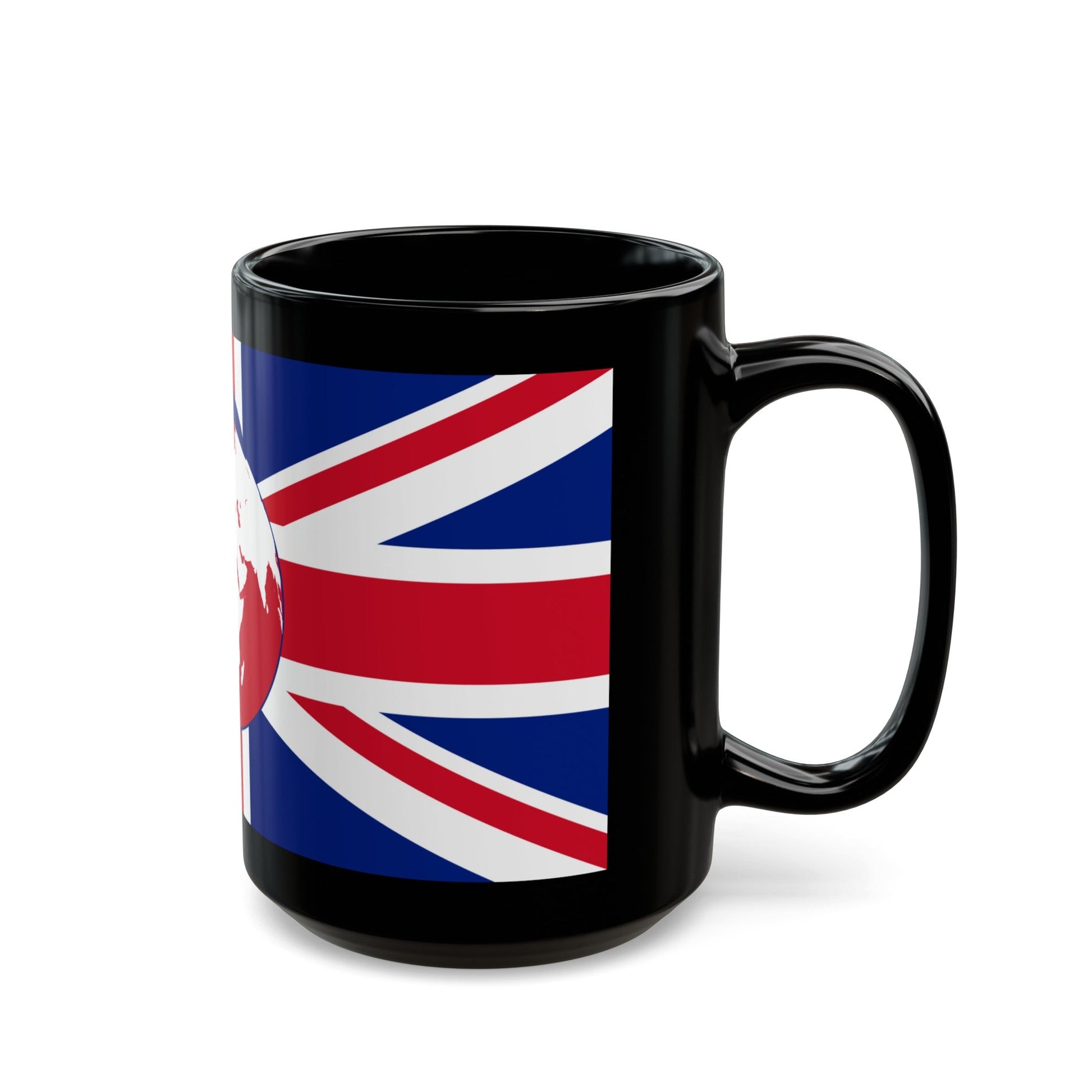 Flag of Transglobe Expedition - Black Coffee Mug-The Sticker Space